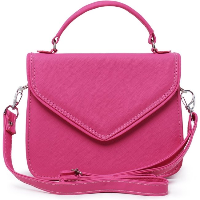 Bolsa Feminina Com Alça Removivel Transversal Pequena Tira Colo Sair Trabalhar Dia a Dia 8190 Pink