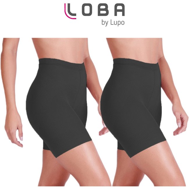 Kit 2 Cinta Shorts UP-LINE Loba Diminui e Modela a Cintura Preto