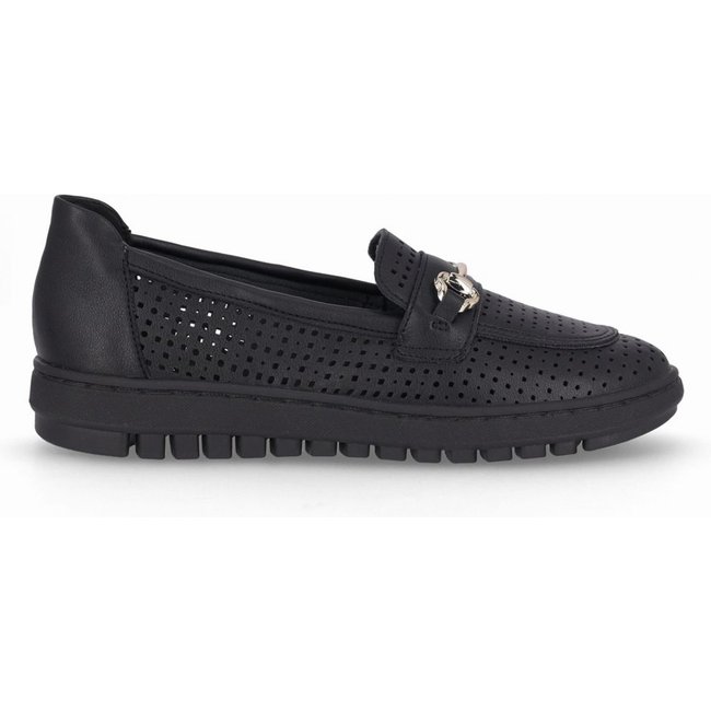 Sapato Mocassim Nici Salto Baixo Preto