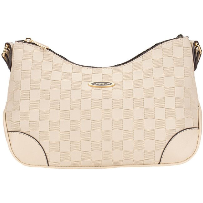 Bolsa Feminina Transversal Chenson Cg84430 1824430 Bege