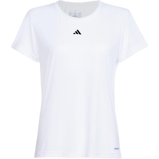 Camiseta OWN THE RUN TRÊS LISTRAS FEMININA adidas Performance Branco