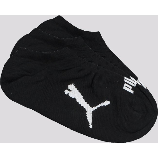 Kit Meia Puma Sapatilha 3 Pares Feminina Preta