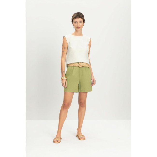 Blusa feminina em linho Essendi Off-white