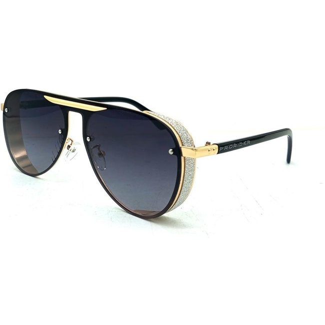 Óculos Solar Prorider Dourato/Preto com lente degrade