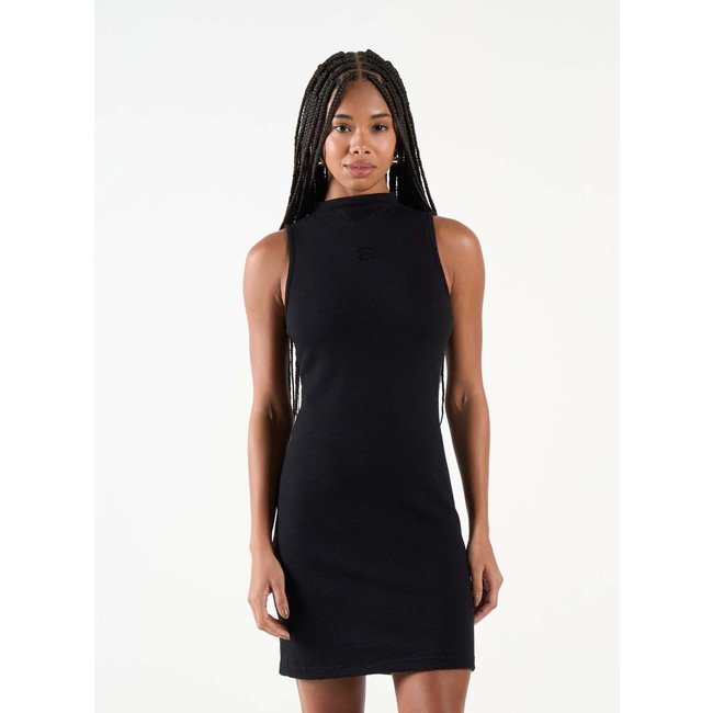 Vestido Curto Slim Gola Alta Colcci CLC Preto