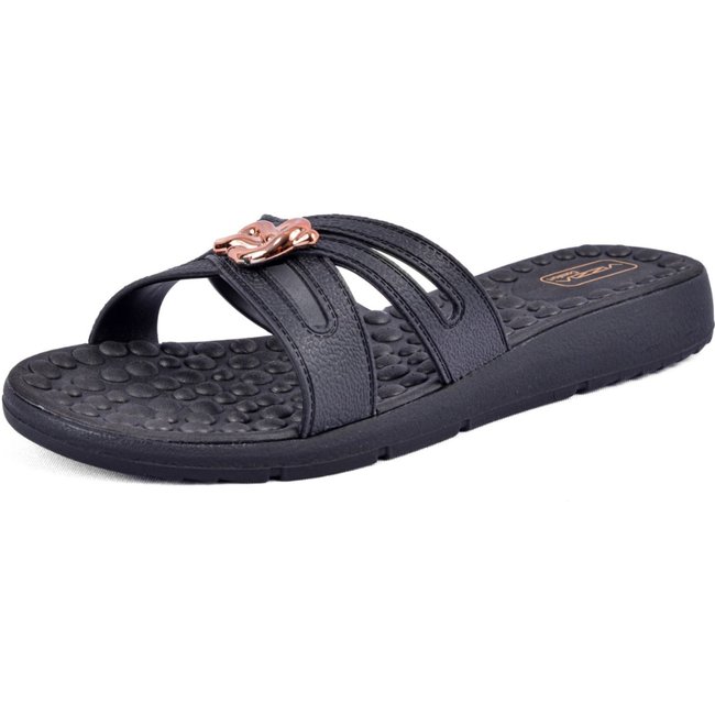 Chinelo Ortopédico Sandália Rasteira Mr Try Shoes Rasteirinha De Dedo Preto