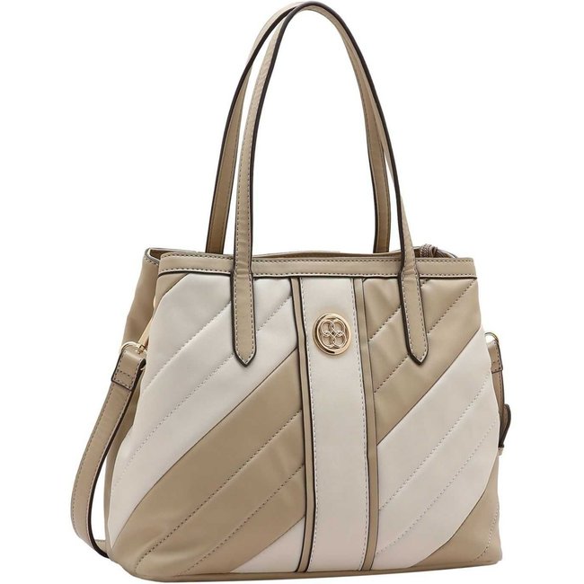 Bolsa Feminina Chenson Matelassê Diagonal 3485248 Natural