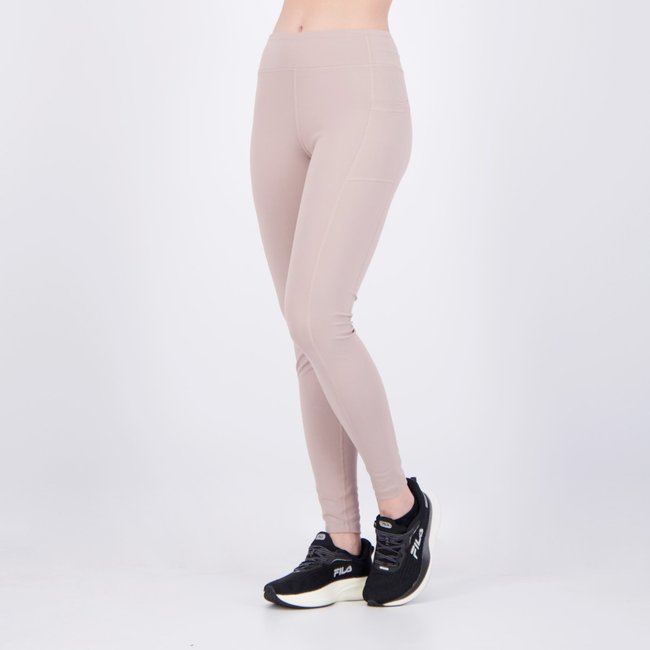 Calça Legging Fila Pocket Life Feminina Marrom Claro