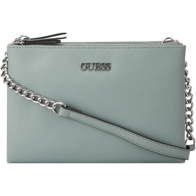Bolsa Guess Mcclain Mini Dbl Zip Crossbody Guess Verde Claro