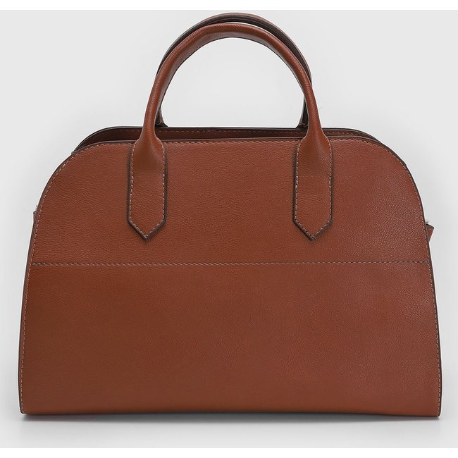 Bolsa Tiracolo Feminina ANACAPRI Alça Dupla Marrom