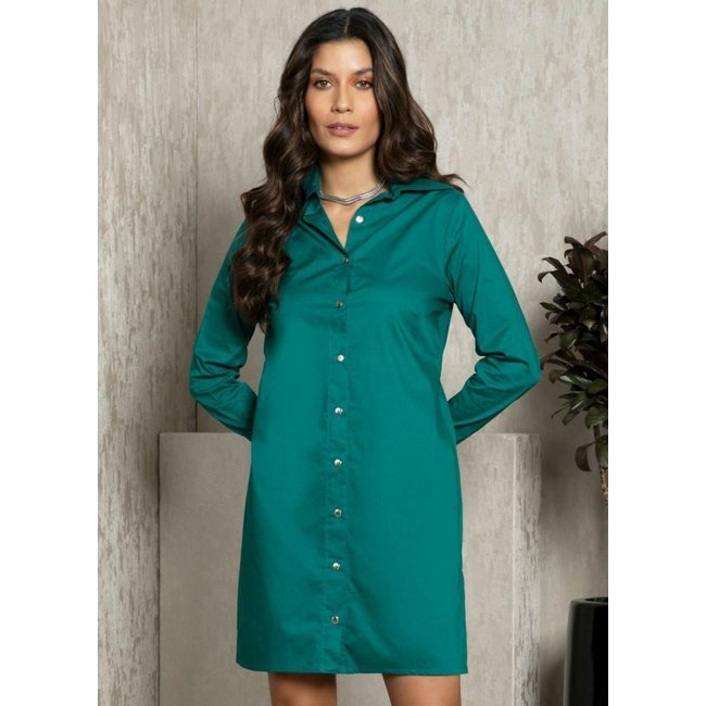 Vestido Chemise Verde Quintess