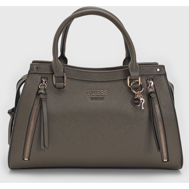 Bolsa Feminina Guess Grande Texturizada Verde Oliva