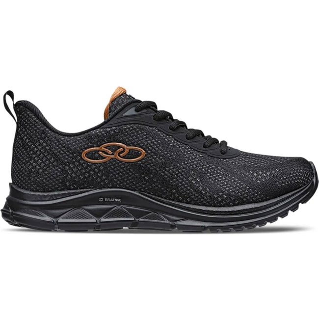 Tênis Olympikus Citrus 2 - Feminino - Preto-Dourado