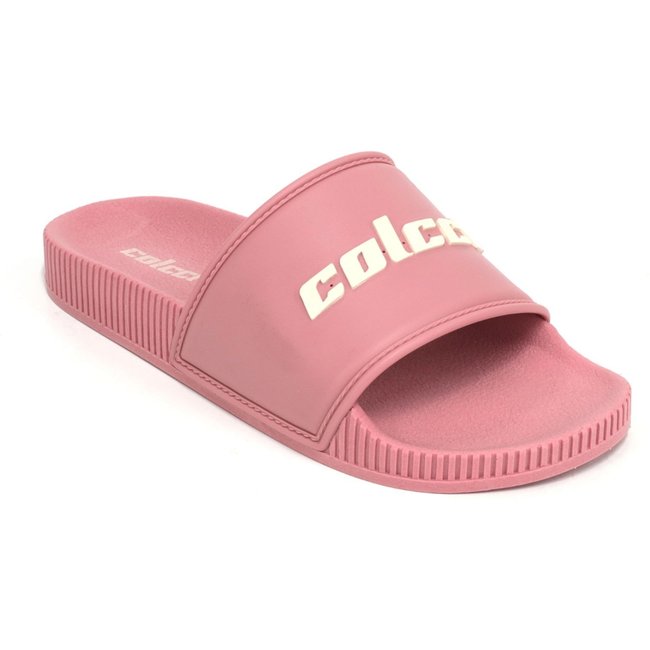 Slide Feminino Beni Colcci Techfit Tira Larga Esportivo Rosa Popcorn