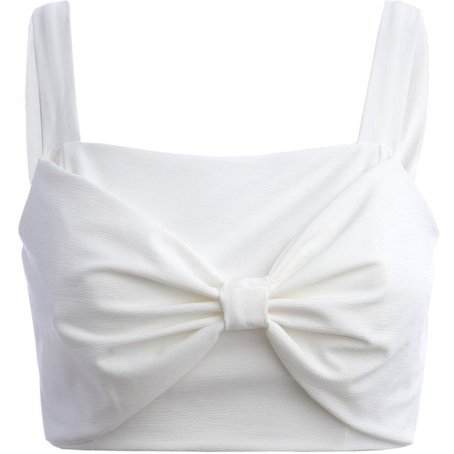 Blusa Cropped Autentique Feminina Branco