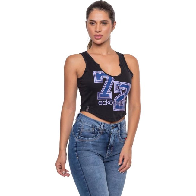 Top Ecko Feminino Line Preto