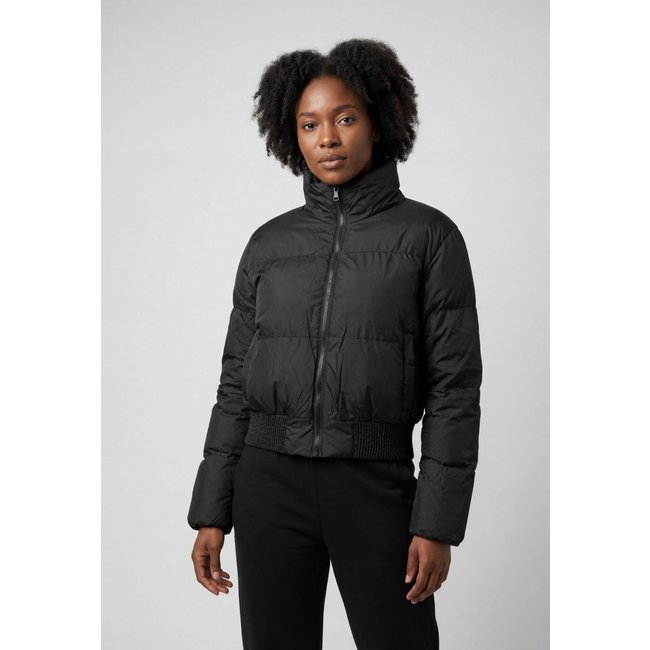 Jaqueta Feminina Facinelli Puffer Preta