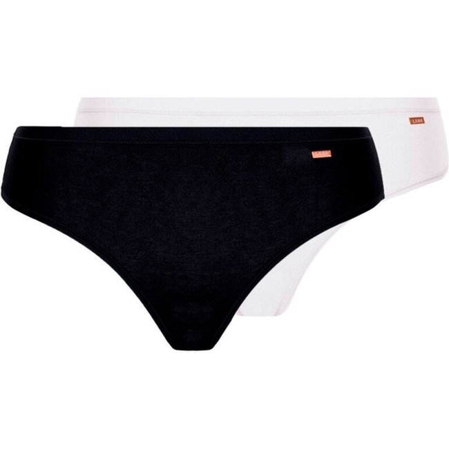 Kit com 2 Calcinhas Biquíni Loba 40353-001 Plus Size Preto