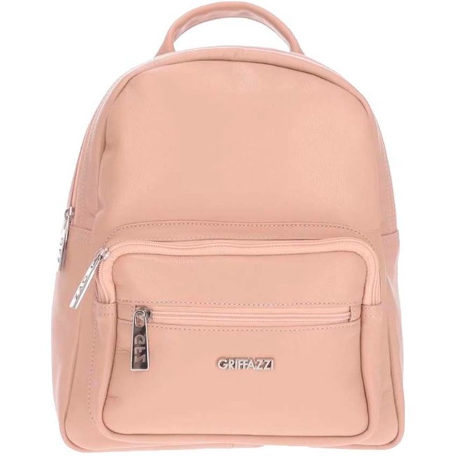 Mochila de Couro Griffazzi Nude