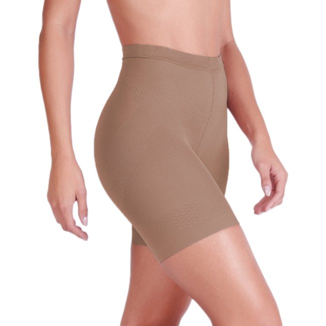 Cinta Shorts UP-LINE Loba Diminui e Modela a Cintura Pó de Arroz