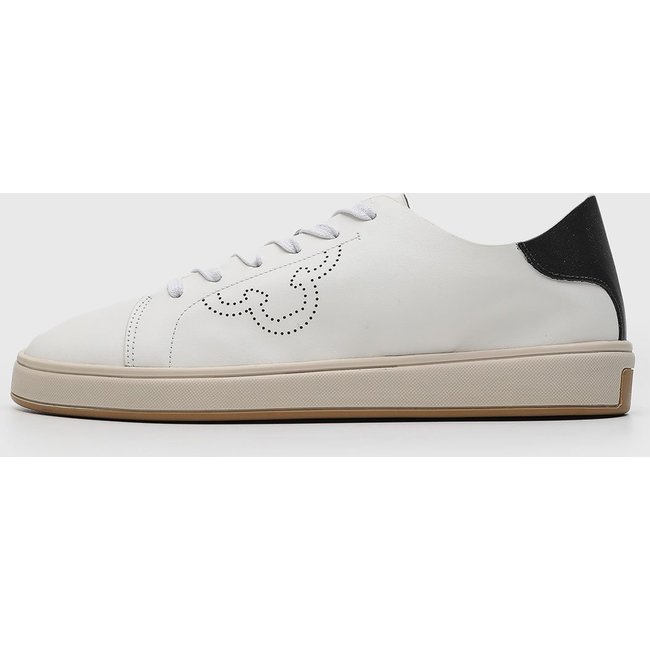 Tênis Feminino Capodarte Monograma Branco e Preto