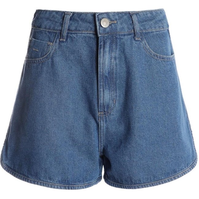 Short Jeans Boxeador Autentique Feminino AZUL