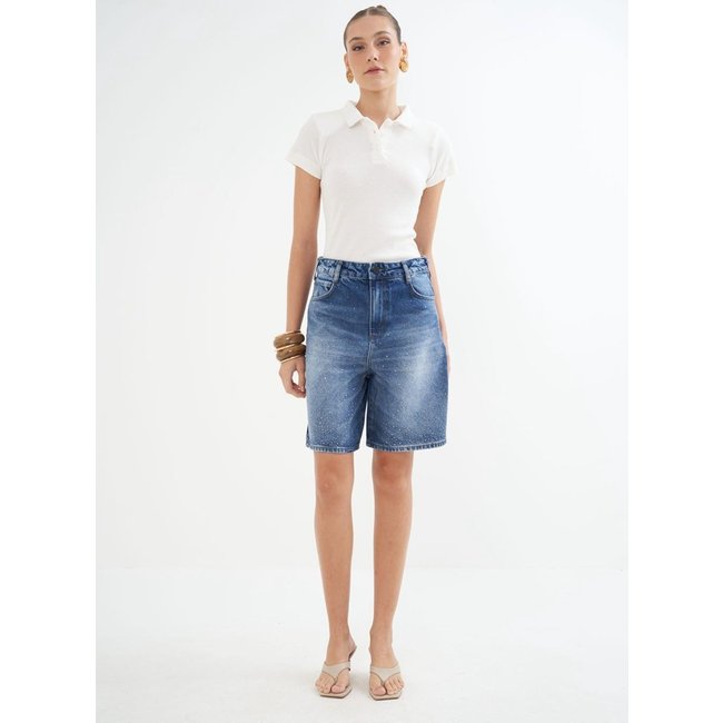Polo Feminina Basic Colcci Off Shell