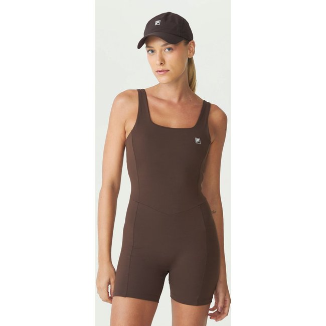 Macacão Feminino Fila Touch Gym Marrom