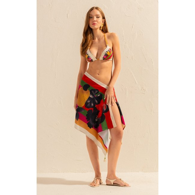 Canga Crepe Flor do Deserto AC1584BQ