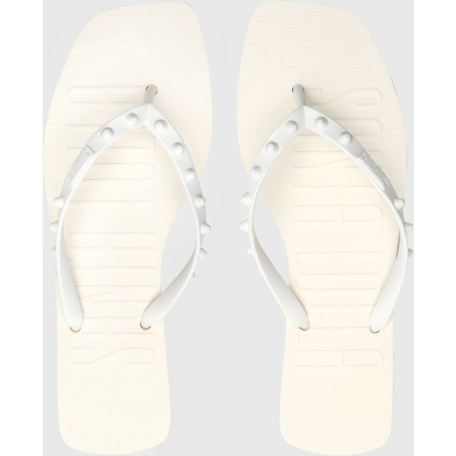 Chinelo Santa Lolla Spikes Branca