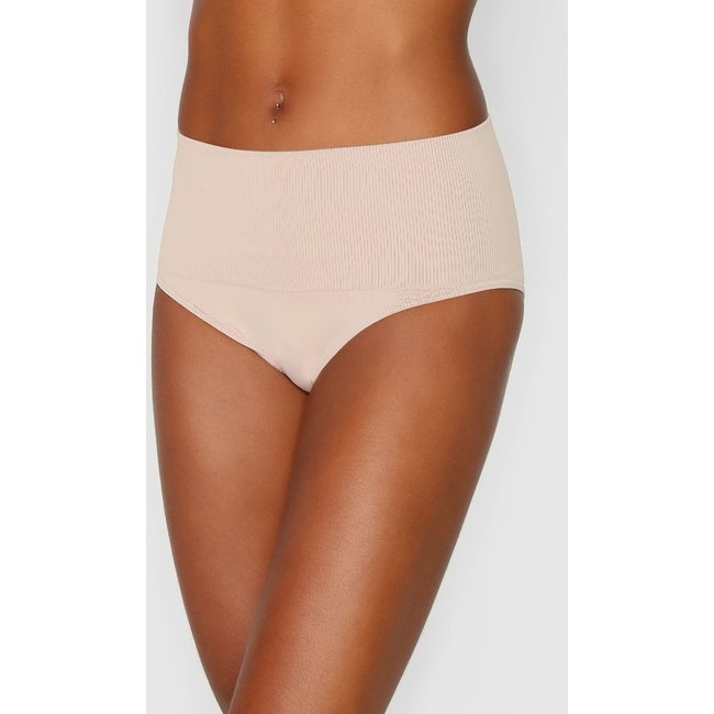 Calcinha Lupo Hot Pant Loba Redutora Bege