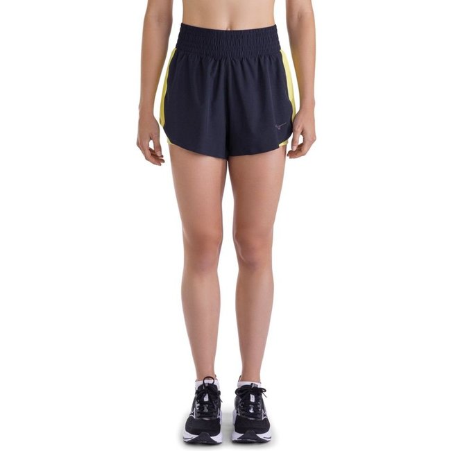 Shorts de Corrida Mizuno High 2 X 1 Feminino