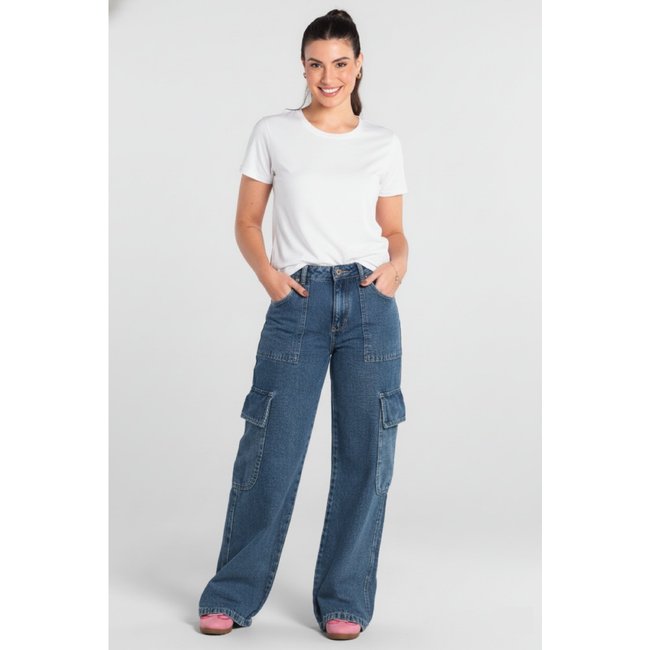 Blusa Feminina em Algodão Just Basic Branco