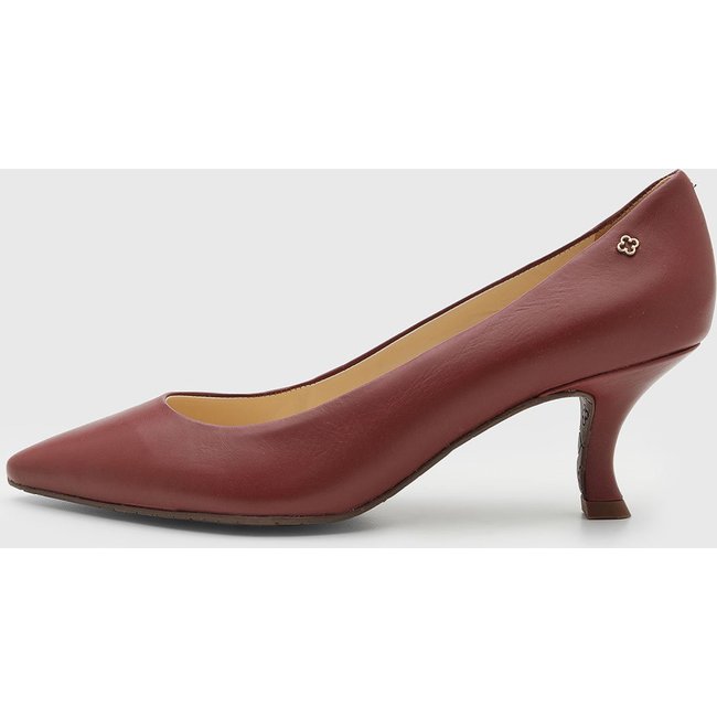 Scarpin Feminino Capodarte Baixo Bico Fino Vermelho