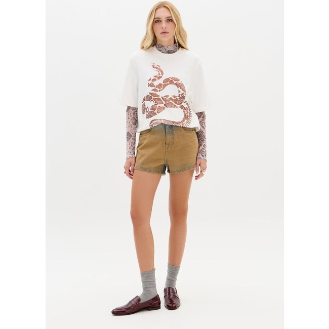 Short Jeans Relaxed Cintura Média My Favorite Things