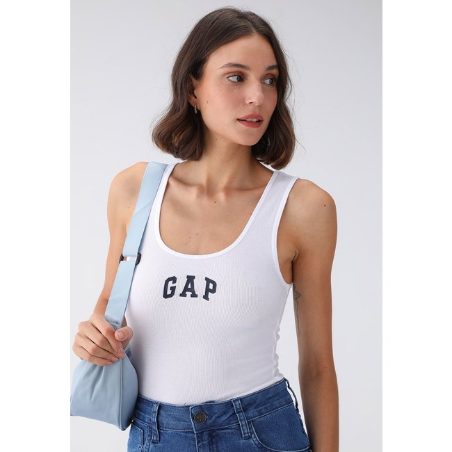 Regata Canelada GAP Tank Branca