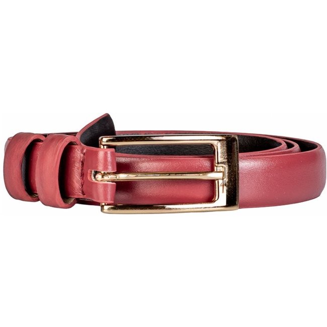 Cinto feminino de couro Ellen - Vermelho