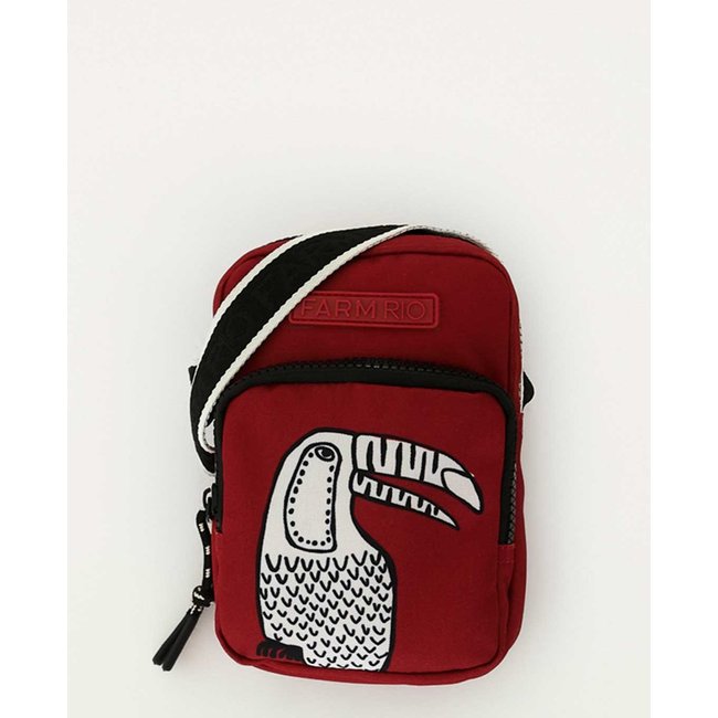 Bolsa Feminina FARM Da Gema Tucano Vermelha