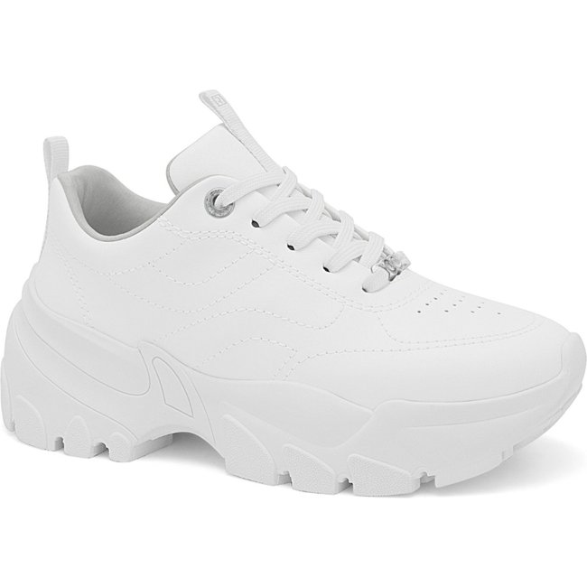 Tênis Feminino Jogging Sola Alta Ramarim 2586201 - Branco