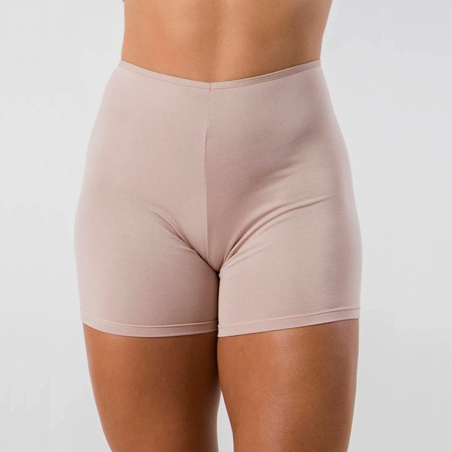 Shortinho Tetê Variedades Lisos Anáguas Confortaveis Segunda Pele Moda Feminina Bege