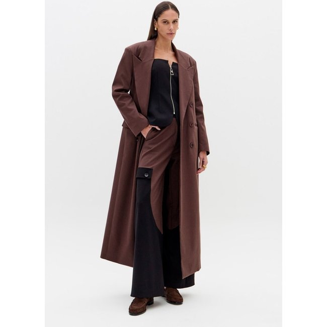 Calça Wide Leg Com Recortes Lança Perfume