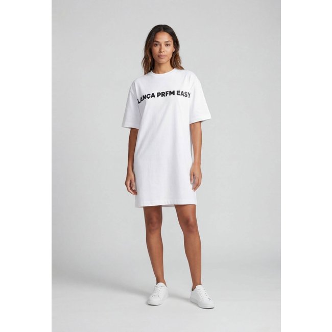 Vestido Feminino Lança Perfume Estampado Branco