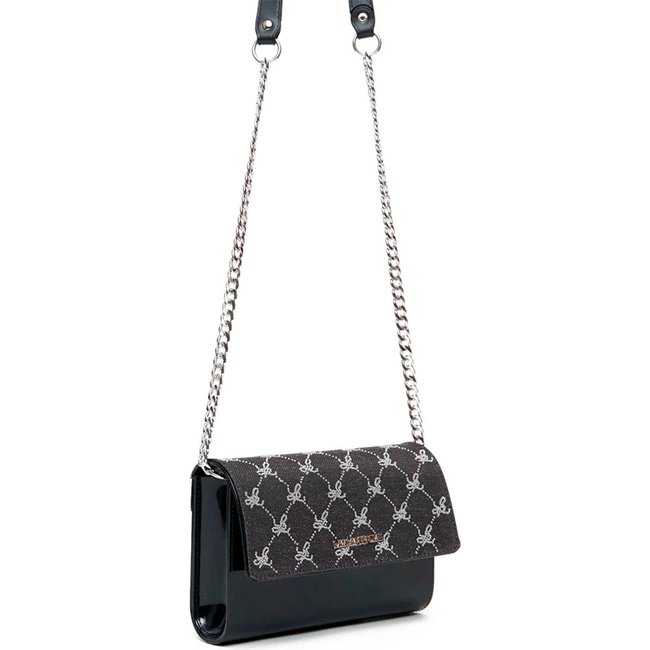 Bolsa Crossbody Lança Perfume Shine Pr25 Preto Feminino