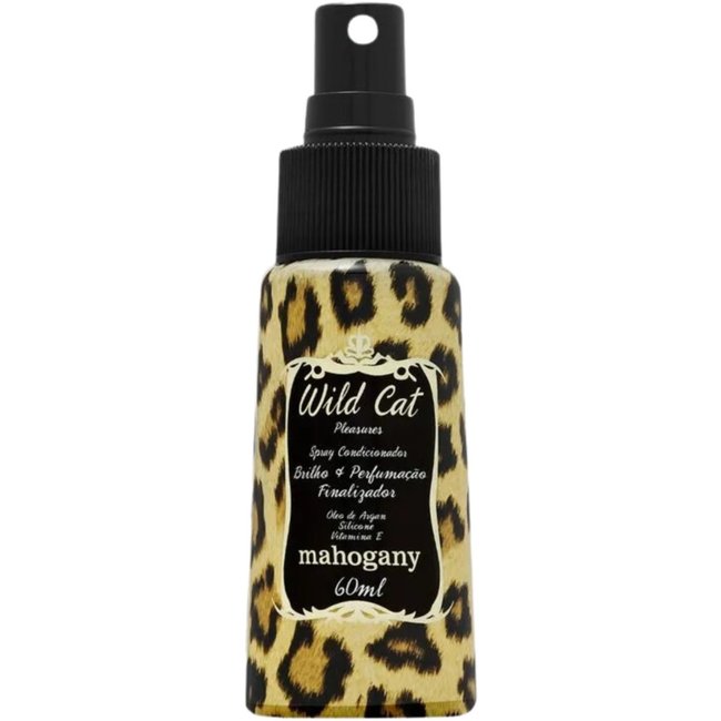 Mahogany Spray Condicionador Brilho E Perfumação Wild Cat 60Ml