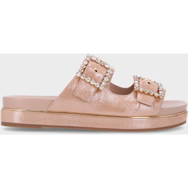 Chinelo Flatform Luz da Lua - 58890015 Luz Da Lua Bege