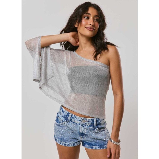 Blusa Capa Fio Metalizado