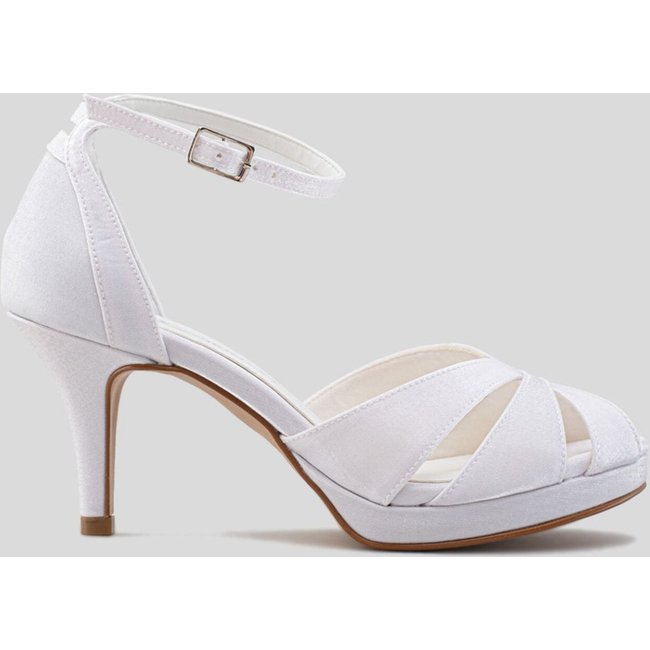 Sandália Noiva Meia Pata CBK Velvet Branco