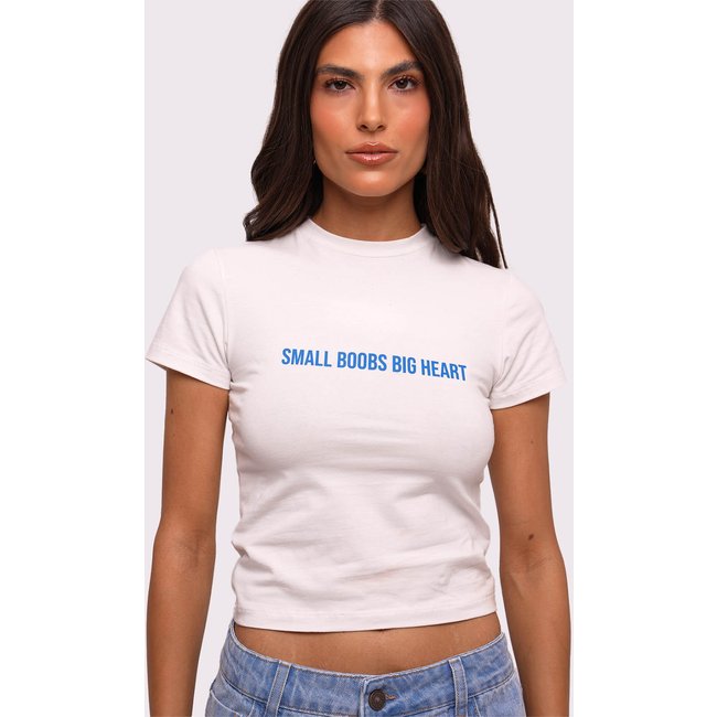 baby tee small boobs Off White