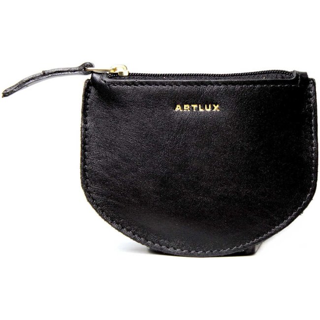 Porta Moedas em Couro Artlux Preto 3065