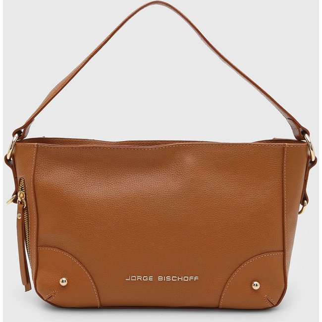Bolsa Feminina Jorge Bischoff Grande Caramelo